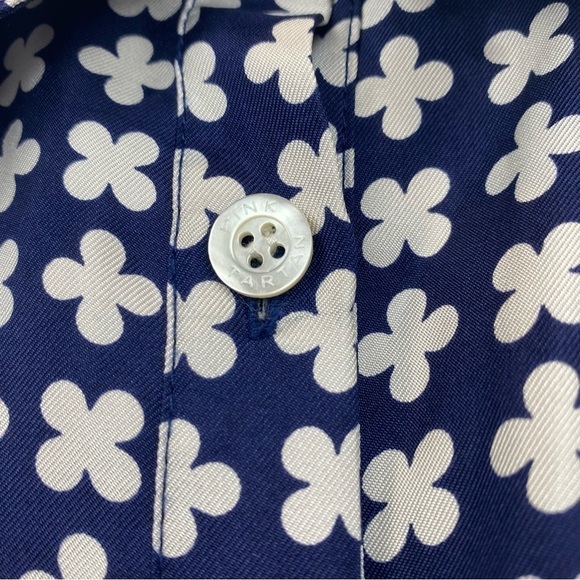 PINK Tartan • silk Clover Shirt Dress - Picture 10 of 13